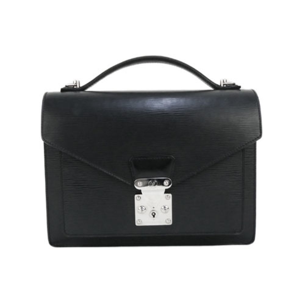 Louis Vuitton Epi Monceau Handbag Shoulder Bag Noir